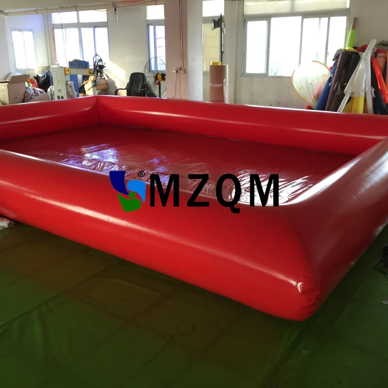 MZQM 6*5 м наружные надувные водные игры ПВХ брезент большой надувной бассейн для