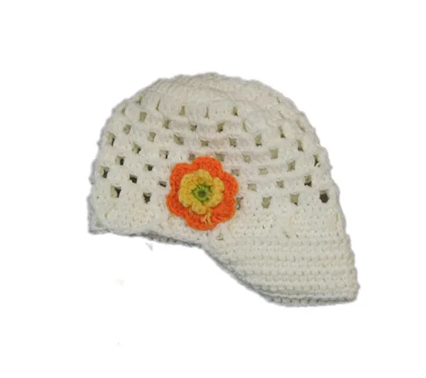 Модная вязаная крючком шапка-ведро для новорожденных девочек и мальчиков Теплая