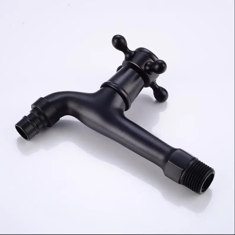 washing machine tap Bidcock кран черный масло матовый краны Ванная комната mop кран Стиральная машина кран открытый кран для сада - Цвет: washing machine tap