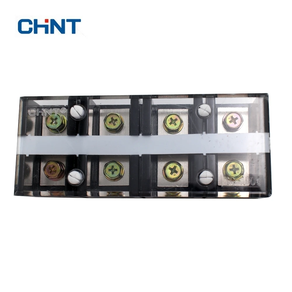 

CHNT Copper TC-1004 Fixed High-current Terminal Block 4P 100A 4-bit Terminal Block Pop Socket connector