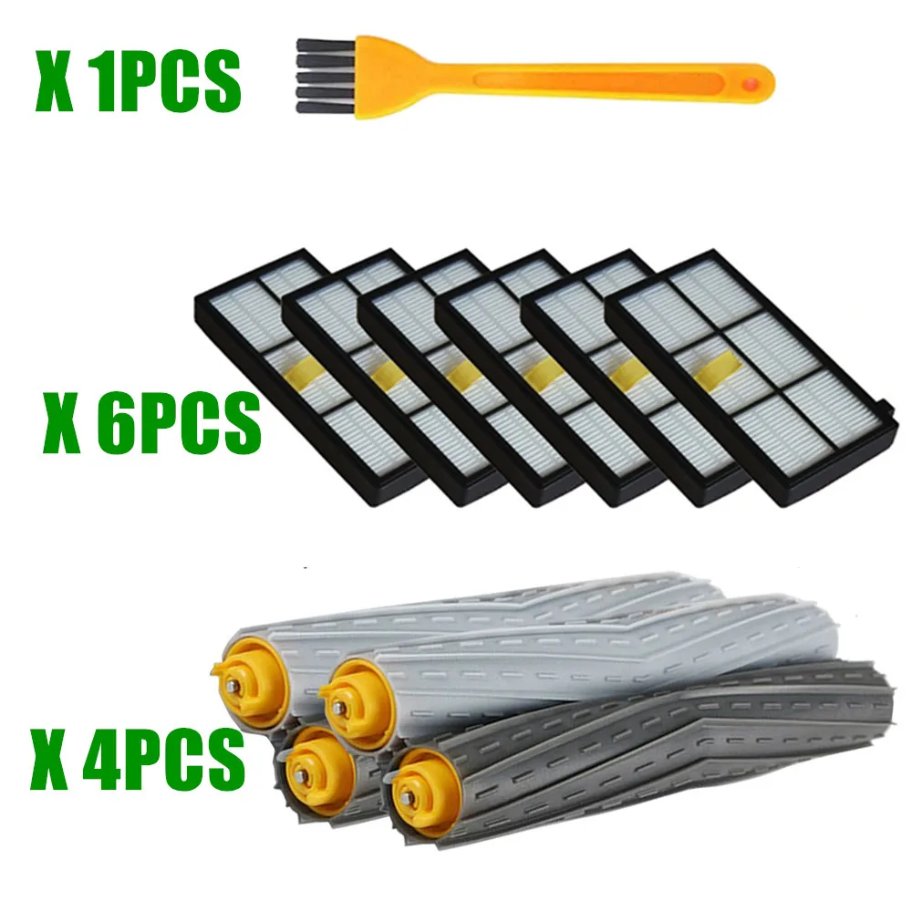 11pcs lot Replenishement Kit for iRobot Roomba 805 860 870 871 880 890 960 980 Vacuum Accessories, Parts Extractors Filters Side Brushes - Цвет: 11pcs lot