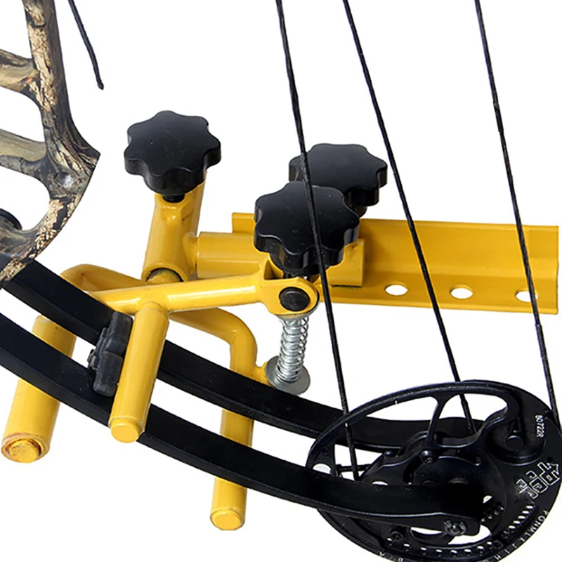Compound Bow Stabilizer Press Adjust Stand Metal Parallel Universal Vise 360 Degree Rotation Repair Tool | Спорт и развлечения