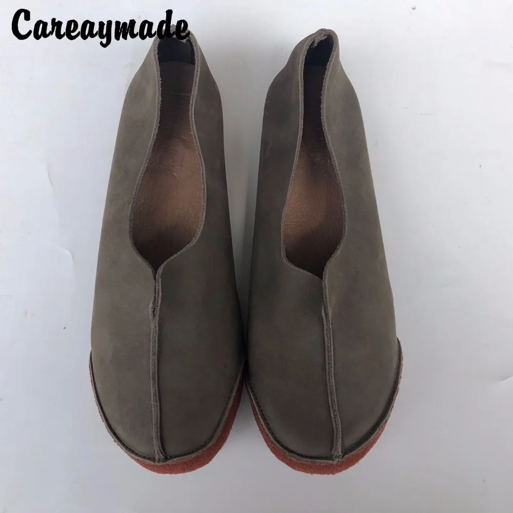 Кроссовки ручной работы Careaymade из воловьей кожи кроссовки в стиле ретро mori girl