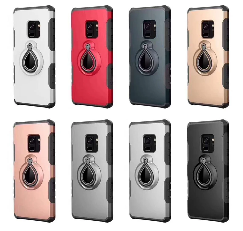 Чехол с кольцом для пальца Samsung Galaxy S9 Plus 360 градусов вращающийся держатель кольца