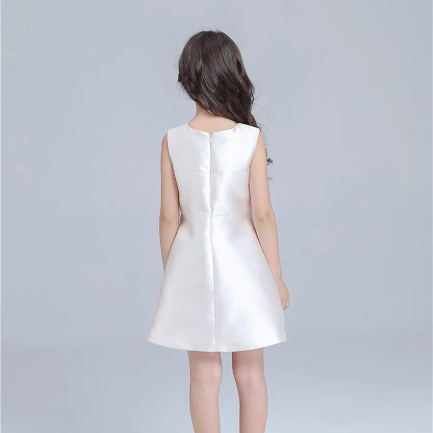 Светло-розовое торжественное платье для девочек Рождественский костюм с