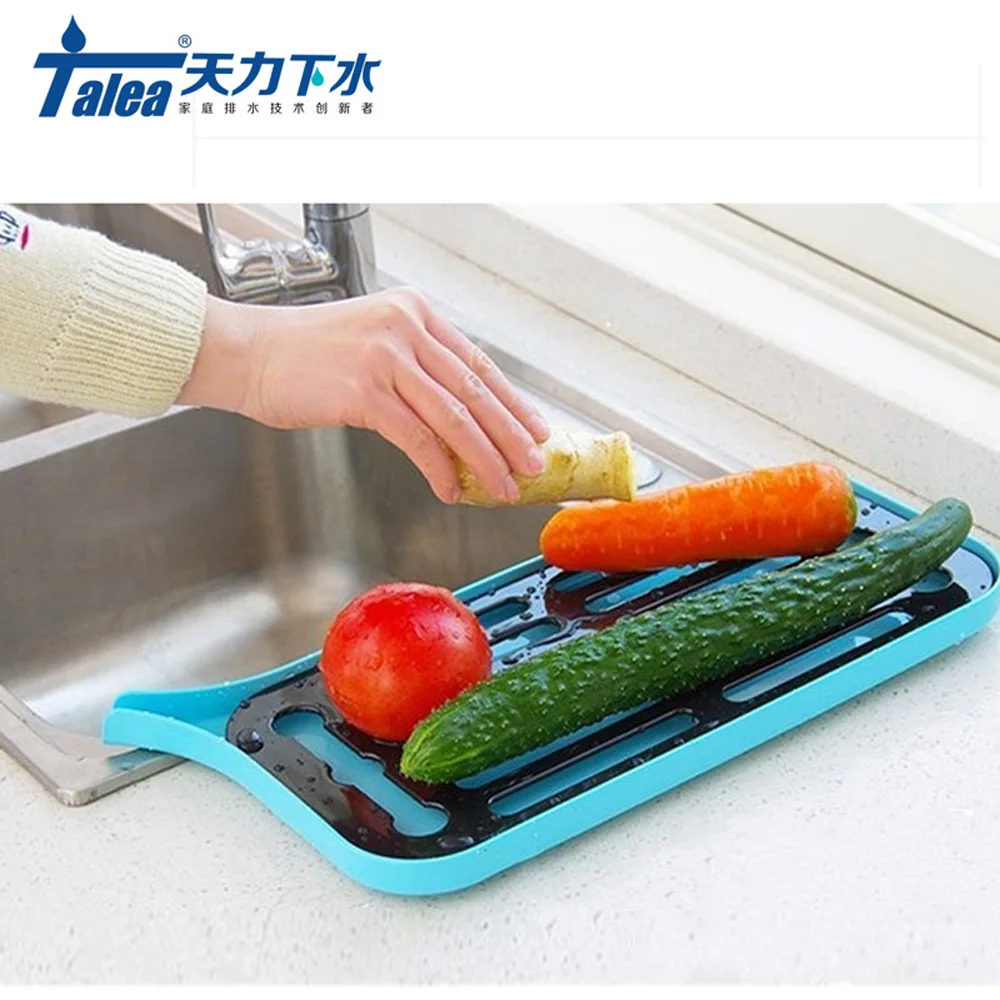 Двухслойный кухонный Многофункциональный дренажный лоток Talea сушилка для посуды