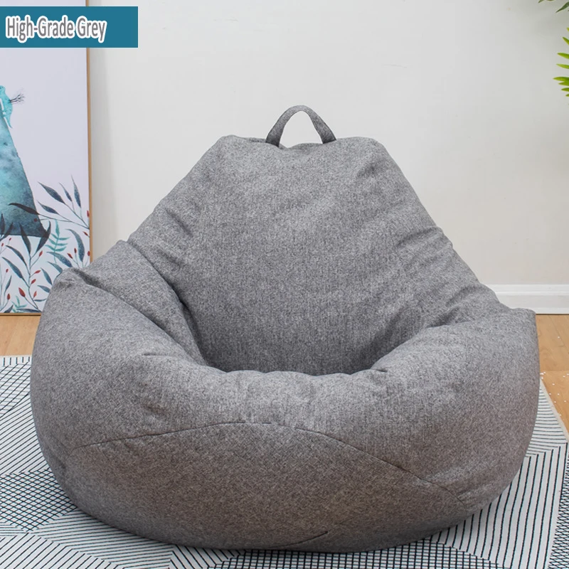 Японский Стиль 4 сезона для взрослых и детей ленивый Bean Bag Диван Обложка гостиная