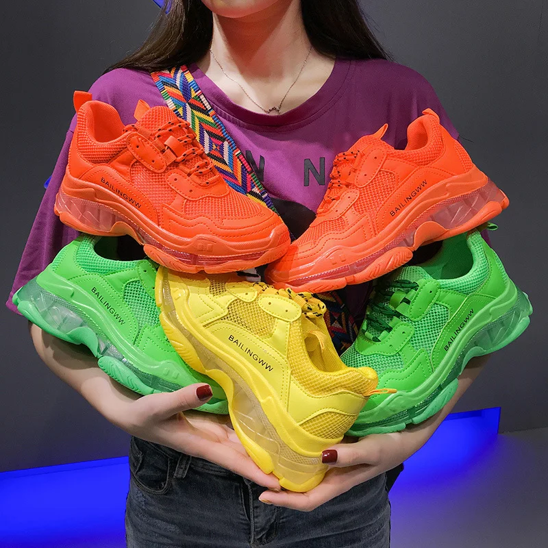 Jiming/брендовые кроссовки больших размеров для пар дышащие и удобные фирменные