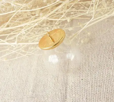 Стеклянный Подвеска из стеклянного флакона пузырьковый шар 12 мм 20 х12 Пустые