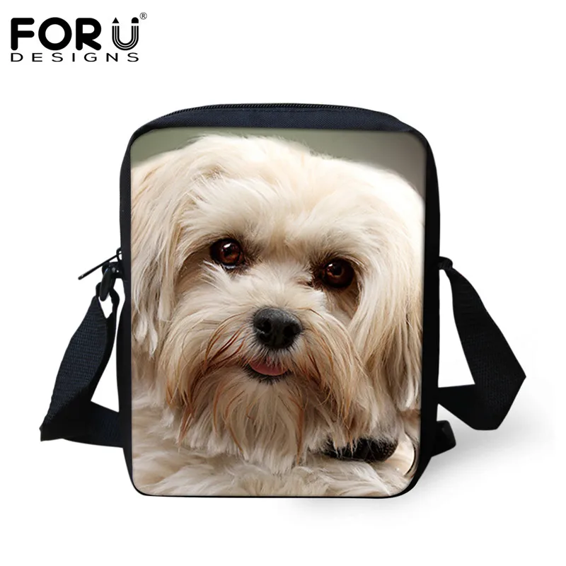 Маленькие женские сумки-мессенджеры FORUDESIGNS Kawaii Havanese Dog роскошная дизайнерская