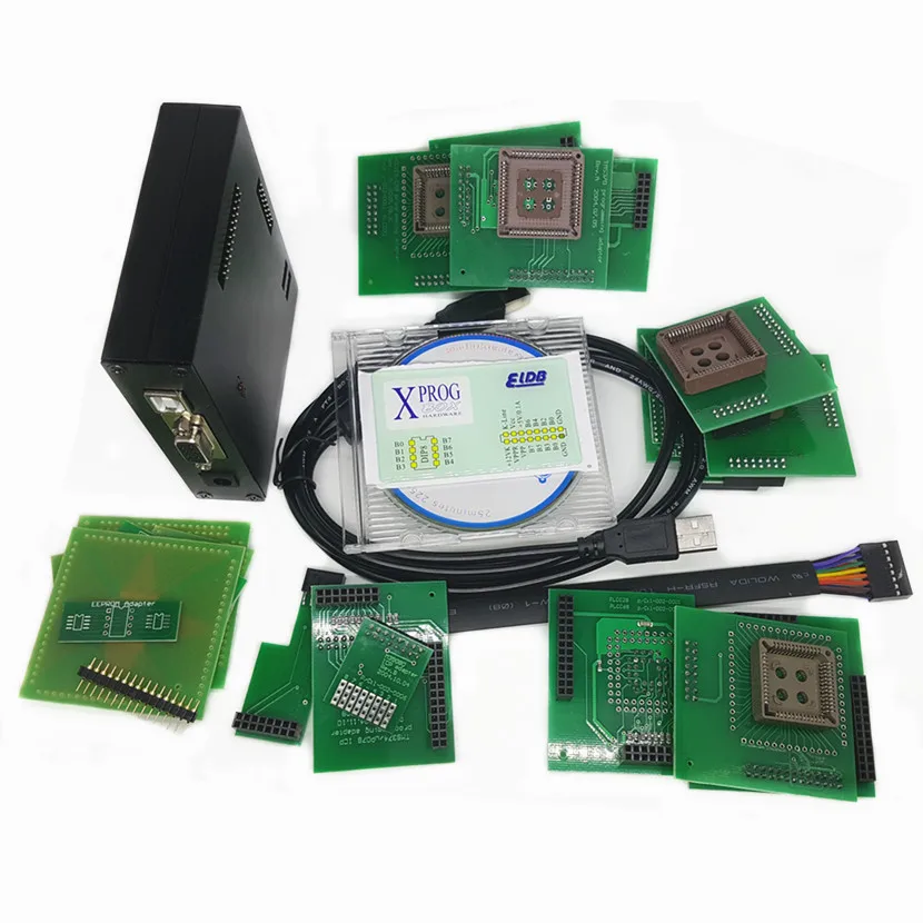 DHL Новые Xprog V5.55 X Prog M 5,55 Автомобильные диагностические кабели X-Prog V5.55 без USB ключа XPROGM ECU программист