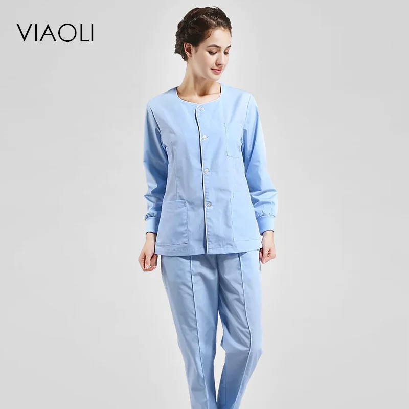 Viaoli, женская и Мужская медицинская одежда, однобортная, с коротким рукавом, медицинское обслуживание, Униформа, одежда для медсестер, защита, лабораторные пальто