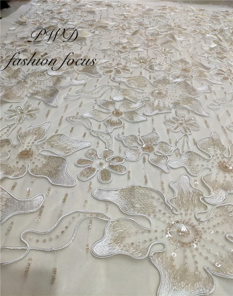 2018 Свадебная Золотая серия нигерийская кружевная свадебная ткань модная