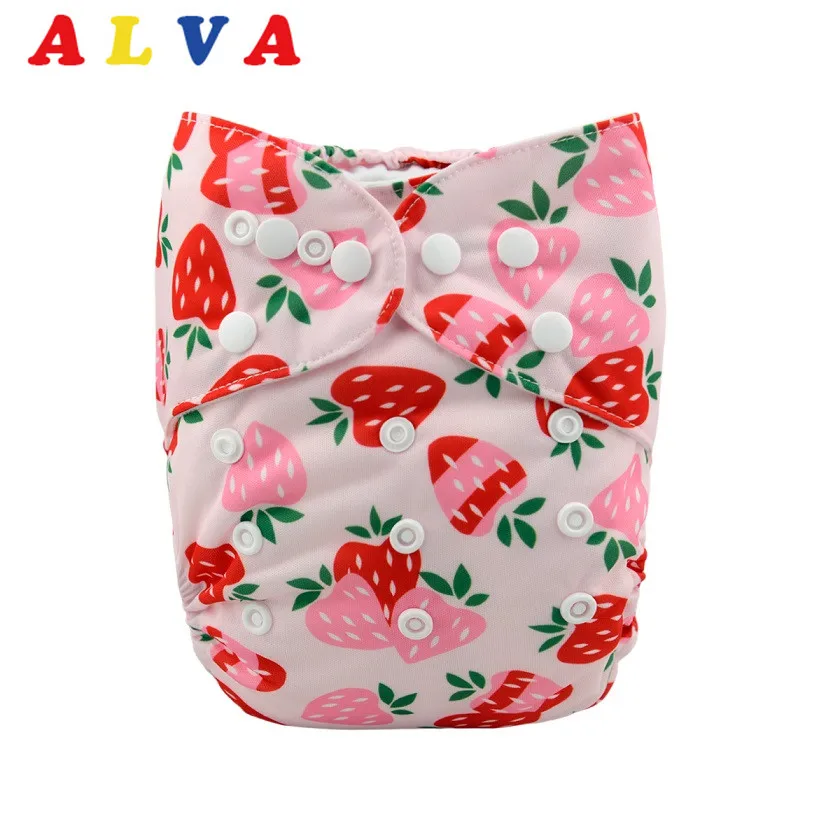 Новинка! Детский многоразовый тканевый подгузник ALVA с вставкой из микрофибры