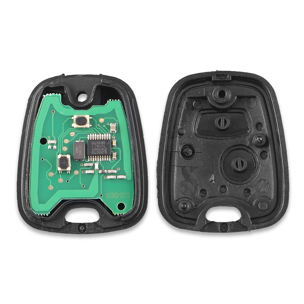 Dandkey пульт Управление ключ 2 кнопки 433 МГц ID46 PCF7941 чип для PEUGEOT 206 207 307 ключа