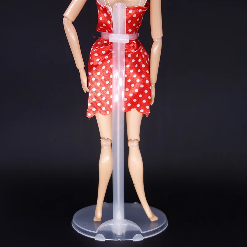 Высокое качество 1 х пластиковые прозрачные белые стильные наборы для Барби