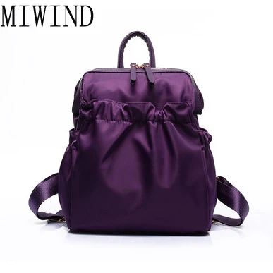 MIWIND водонепроницаемый нейлоновый рюкзак для девочек-подростков модная дорожная