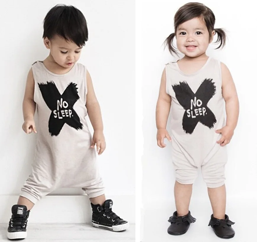 Летние детские комбинезоны Хлопковая одежда для новорожденных Одежда маленьких