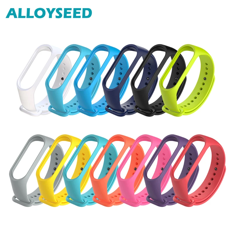 Сменный ремешок ALLOYSEED для умного браслета Xiaomi Mi Band 4 3 часов аксессуары xiaomi mi band