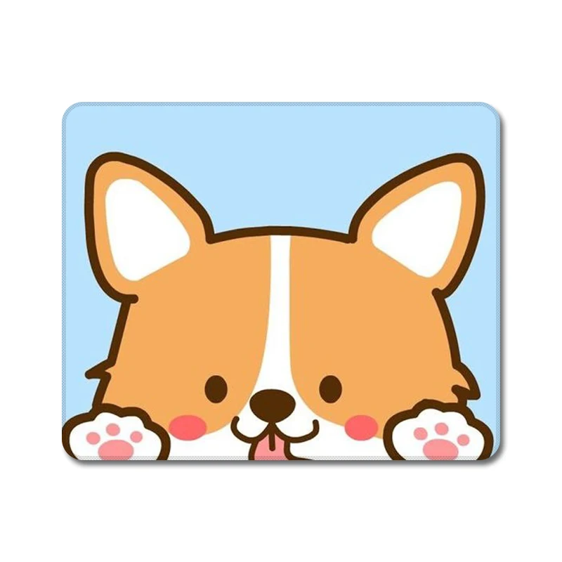 Мультфильм вельш корги Рождество милые животные Дети природа резиновый коврик
