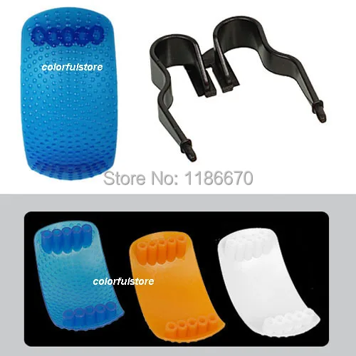 Бесплатная доставка 2 комплекта 3 цвета всплывающее рассеиватель для Canon EOS 1100D 1000D