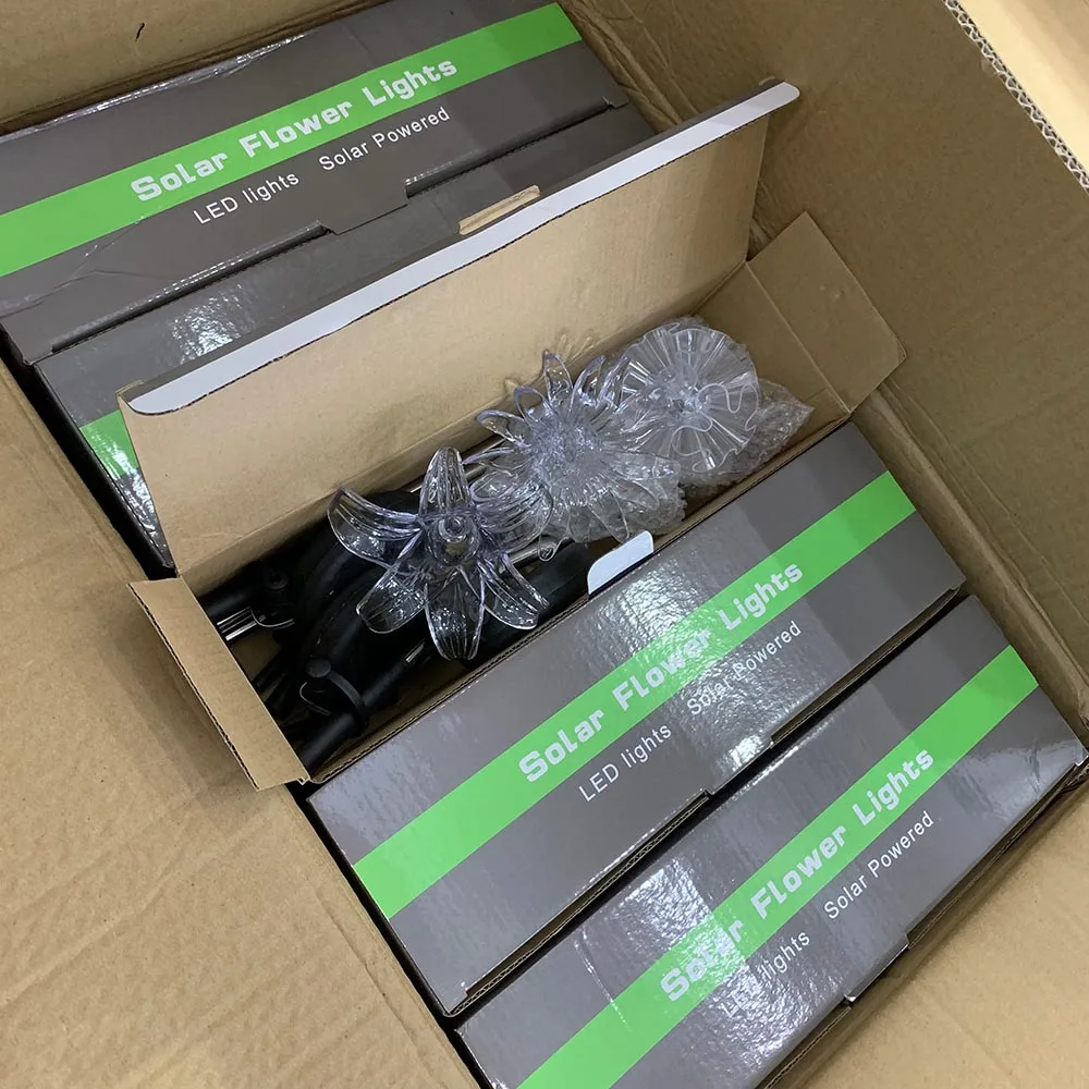 8 комплект светодиодный открытый декоративный солнечный светильник для сада с