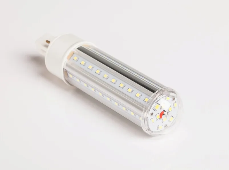 Высокое качество алюминиевый корпус 6 Вт led Кукуруза свет E27 E14 GX24 G23 LED PL угол 360
