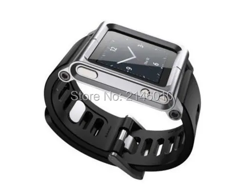 Многофункциональный набор наручных часов браслет для iPod Nano 6 6g Алюминиевый