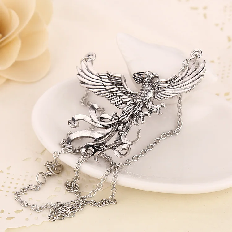 Цепочка с подвеской в виде феникса 24 шт./лот|phoenix necklace|pendant necklacenecklace necklace |