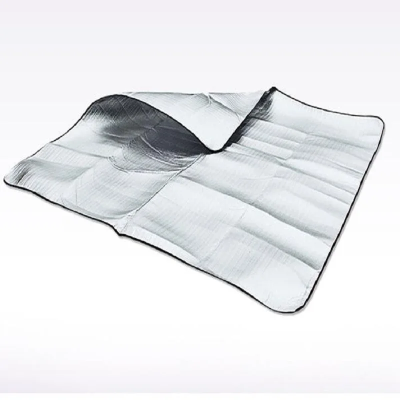 

Environmental protection double flour aluminum moisture-proof mat tent mat 4 people, outdoor beach cloth padded aluminum foil ca