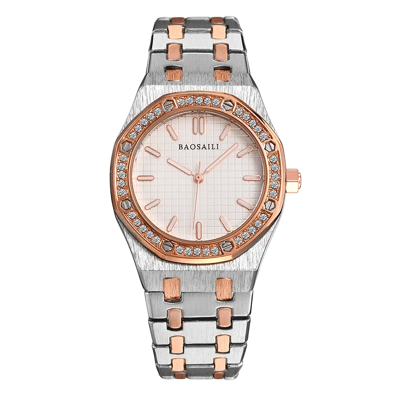 BSL1039 BAOSAILI Топ люксовый бренд женские часы бриллиантовые модельные модные