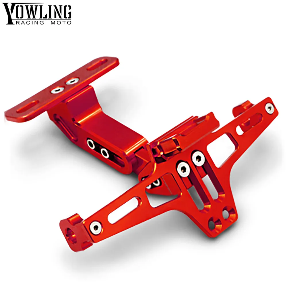 

Motorcycle Accessories CNC Rear License Plate Mount Holder with LED Light For Ducati PAUL SMART LE S4RS Scrambler Icon Sixty 2