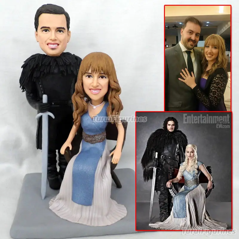 Семейная фигурка OOAK на заказ персонализированная кукла-Топпер для свадебного