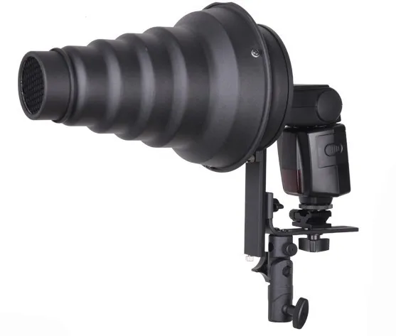 Вспышка Speedlite L кронштейн держатель Поддержка для Bowens крепление вспышки Snoot Softbox|l