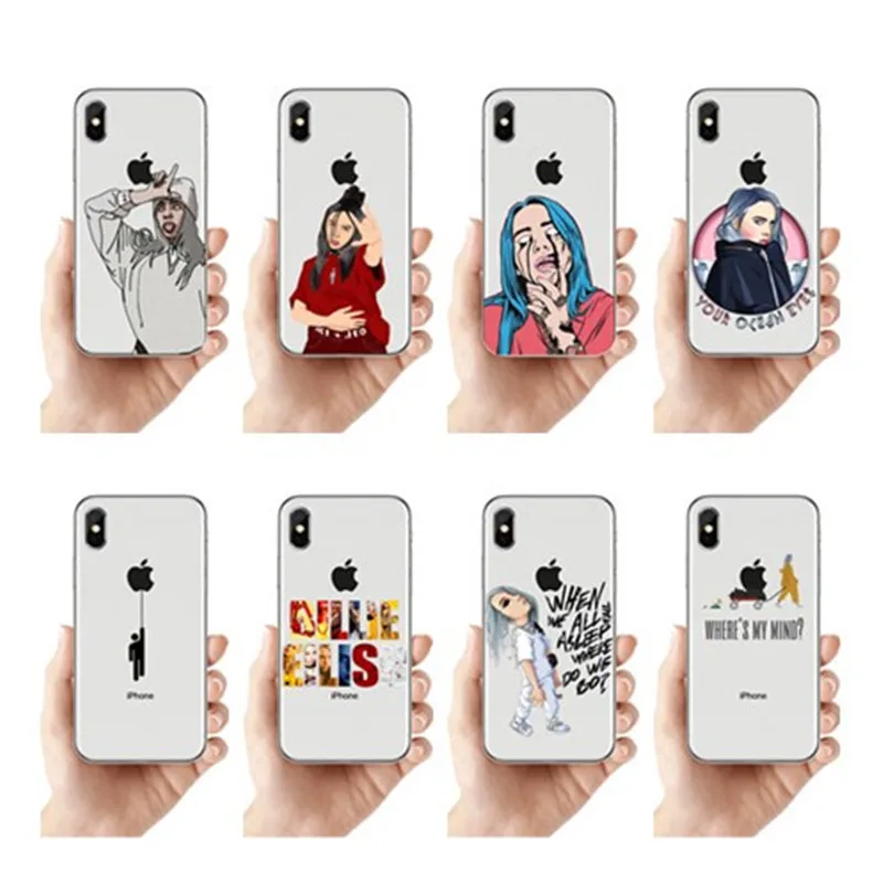 Billie Eilish Халид Радуга blohsh океана глаз ТПУ Macio Caso de Silicone грудь для Тампа корпорация Kenwood пожалуйста, найдите Para o iphone X iphone 5 6 S плюс 7 8 XS MAX