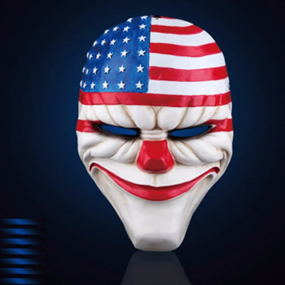 Маска Далласа H & D Payday 2 копия маска клоуна для геймеров и косплея фестиваль|dallas