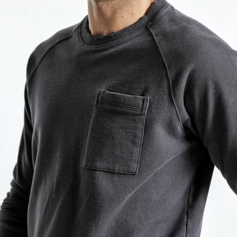 SIMWOOD 2019 Новые мужские толстовки повседневные толстые с длинным рукавом пуловер