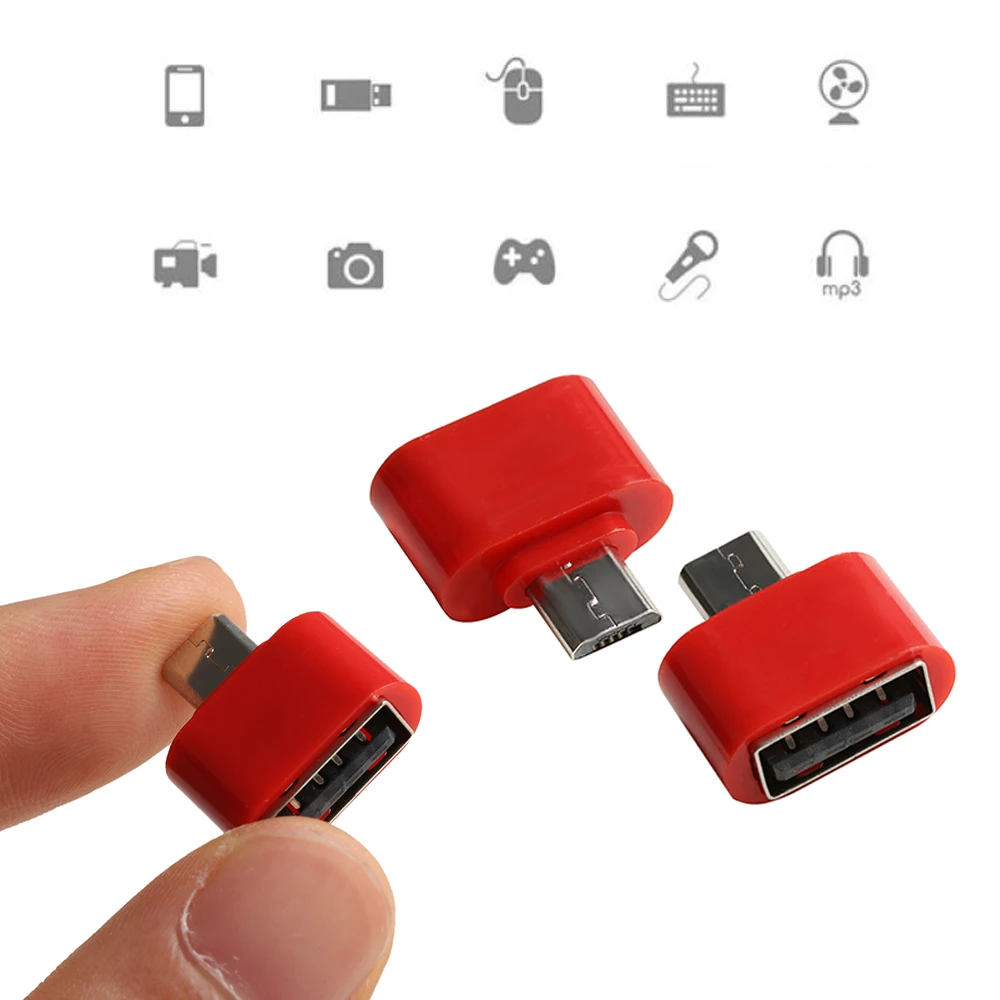 1 шт. Портативный Micro USB папа к 2 0 Женский адаптер OTG3.1 конвертер для планшет телефон