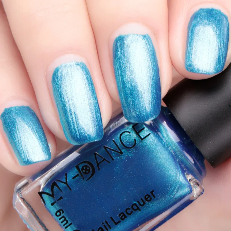 6 мл зеркальный эффект металлик лак для ногтей Пурпурная роза Золото Серебро Хром