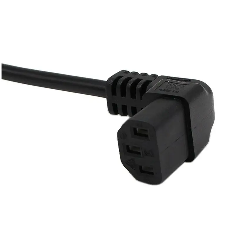 Удлинительный шнур для ПК 18 см IEC 320 90 градусов C13 3 Pin гнездовой до C14 PDU