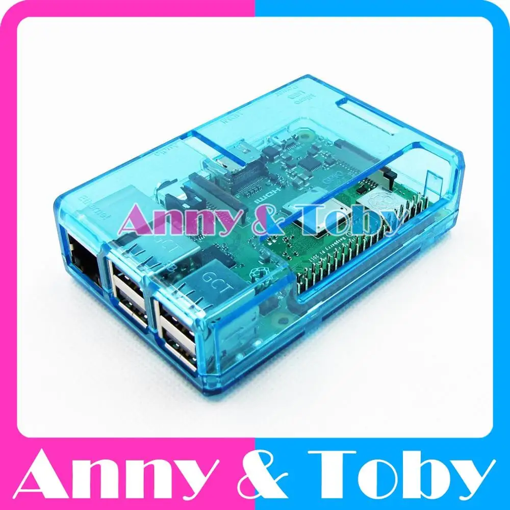 Модель B39: Raspberry PI 3B + plus B синий корпус из АБС пластика для Ras pi 2 и PI|raspberry pi|pi 3pi model b |