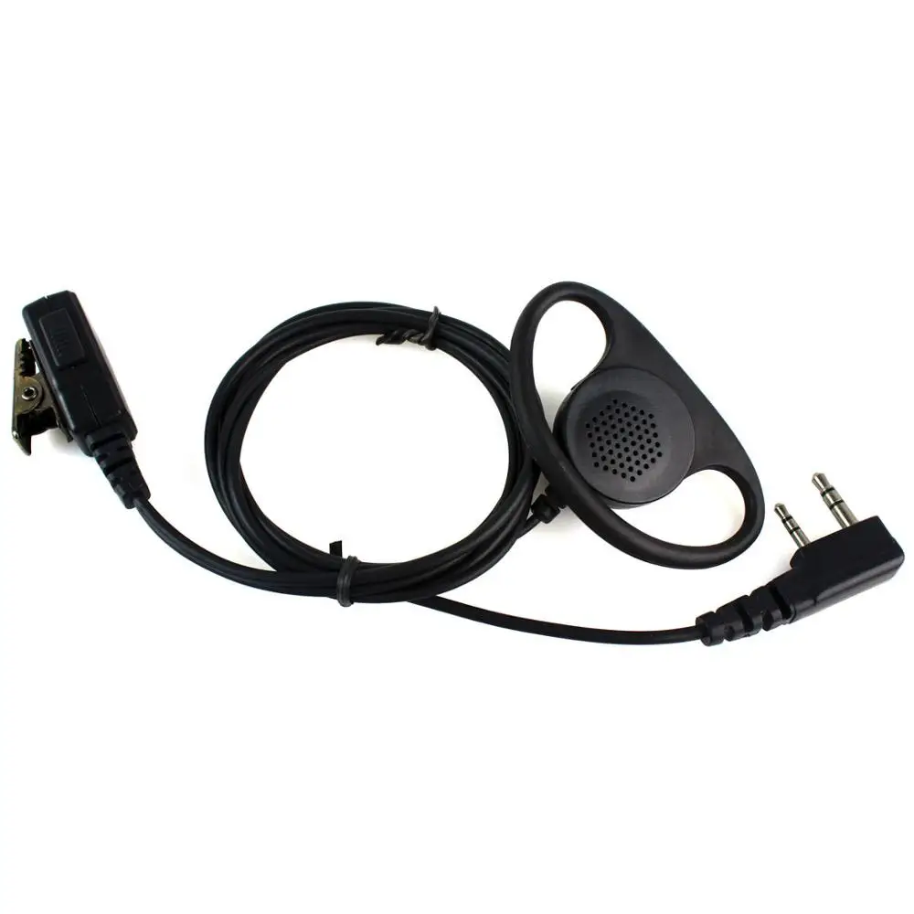 2-контактный PTT MIC гарнитура для KENWOOD PUXING TYT BAOFENG 888S 2-стороннее радио | Мобильные