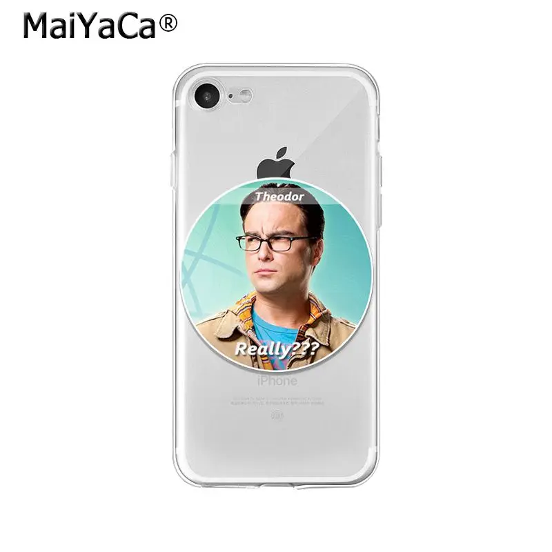 Мягкий силиконовый чехол MaiYaCa The Big Bang Theory TBBT из ТПУ для Apple iPhone 8 7 6 6S Plus X XS MAX 5 5S SE XR |