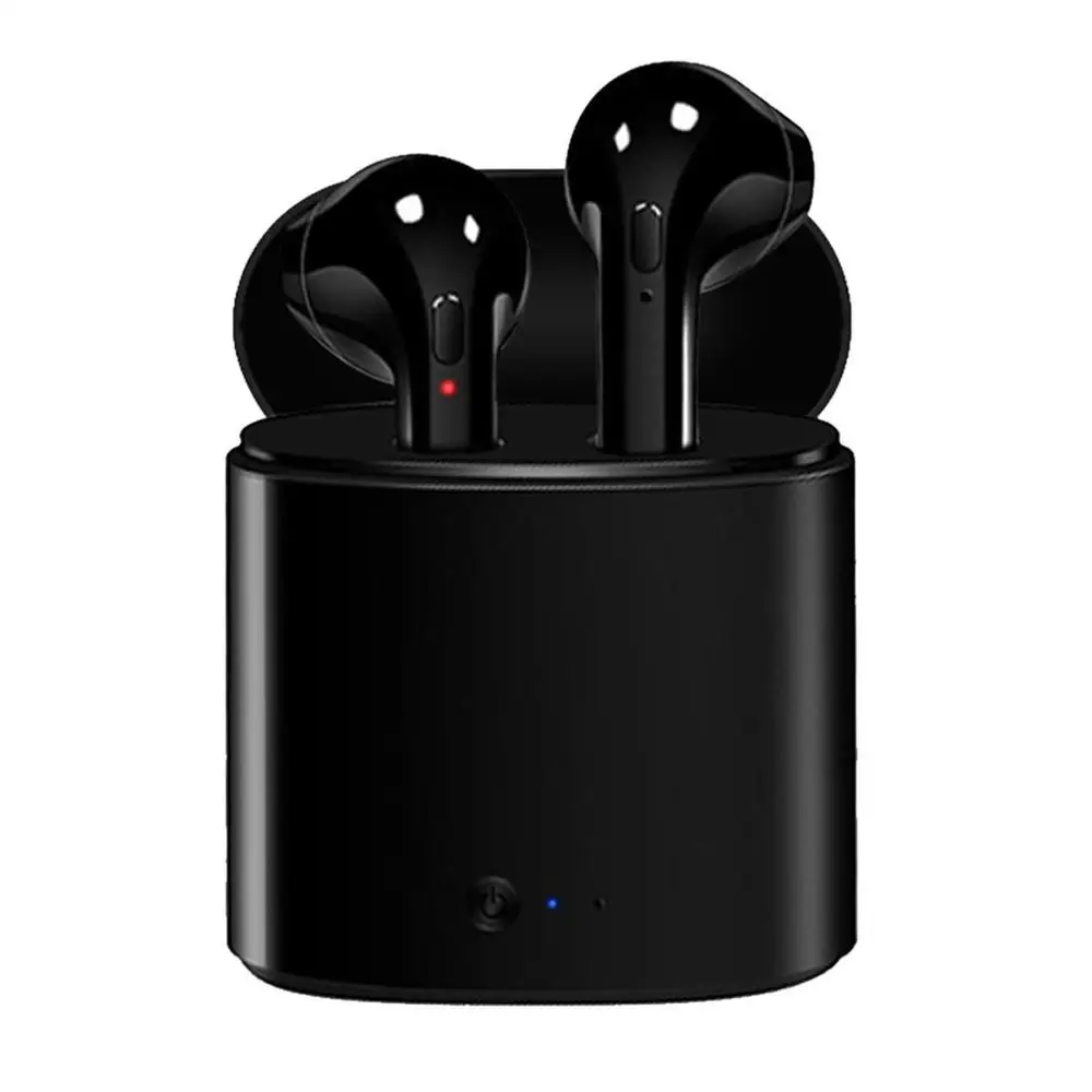 Беспроводная bluetooth-гарнитура I7s bluetooth-гарнитура бинауральные спортивные наушники bluetooth-гарнитура черно-белая