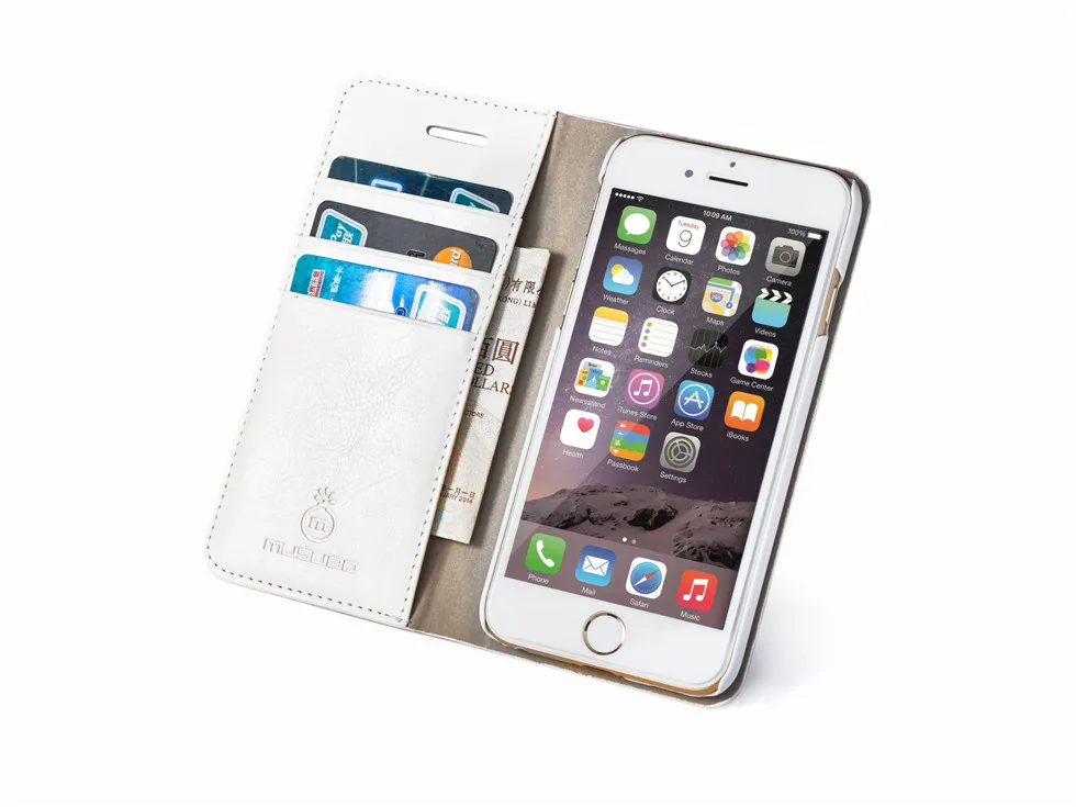 Musubo бренд чехол для iPhone 6 Роскошные Пояса из натуральной кожи бумажник телефон сумка-чехол для Apple iPhone 6 s чехлы флип Coque