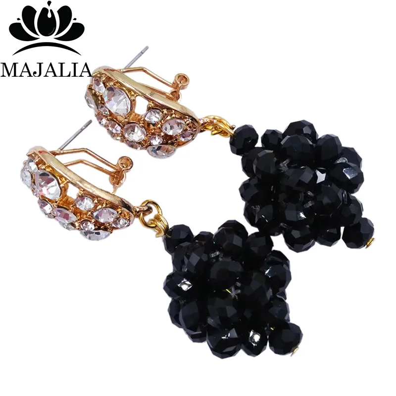 Романтический Африканский комплект ювелирных изделий Majalia оранжевые черные