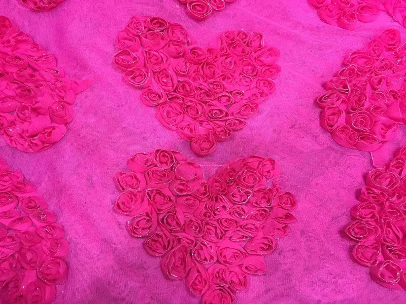 Бесплатная доставка 3 метра 75D Серебряная шифоновая love rose Ткань для настольного