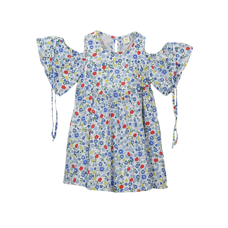 Dresses for Big girls Brief Flower kids clothes baby girl summer Cute Sleeveless Top Toddler holiday robe fille Clothing | Детская