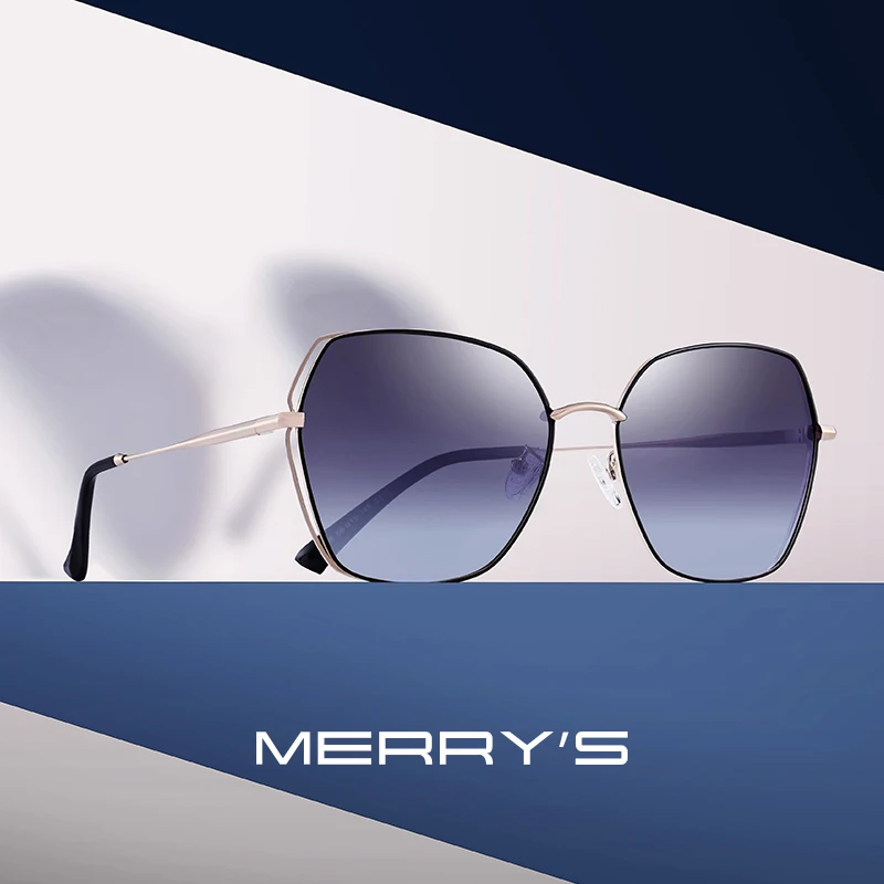 

MERRY'S Women Square Polarized Sunglasses Ladies Fashion Trending Sun glasses UV400 Protection S6236
