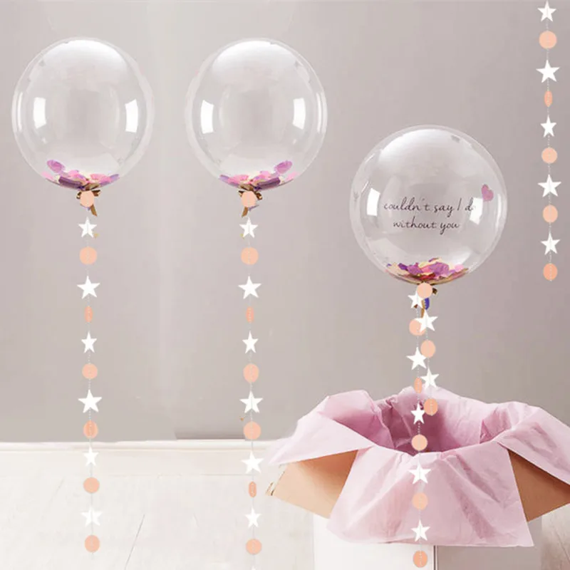 Круглая Бумажная гирлянда со звездами 4 м баннер для мальчиков и девочек